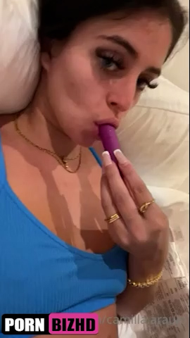 Camilla Araujo Vibrating Tease on bed – Onlyfans video Hot